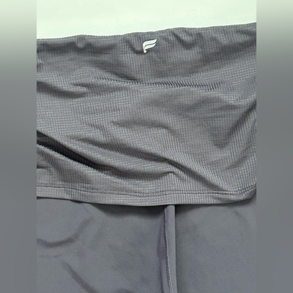 Fabletics Gray Leggings with Skirt Trim. Sz. M - Picture 3 of 10